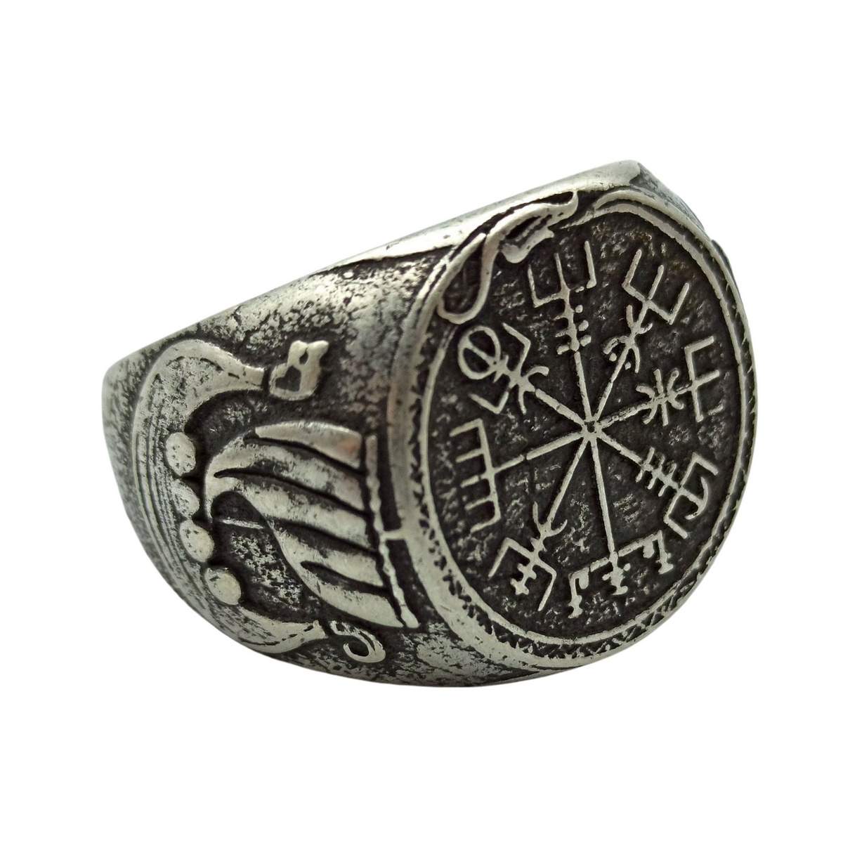 Vegvisir with Drakkar ring