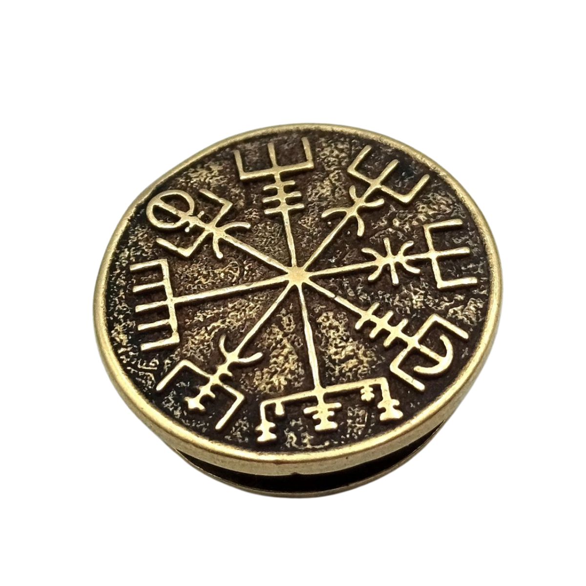 Vegvisir rune paracord bead