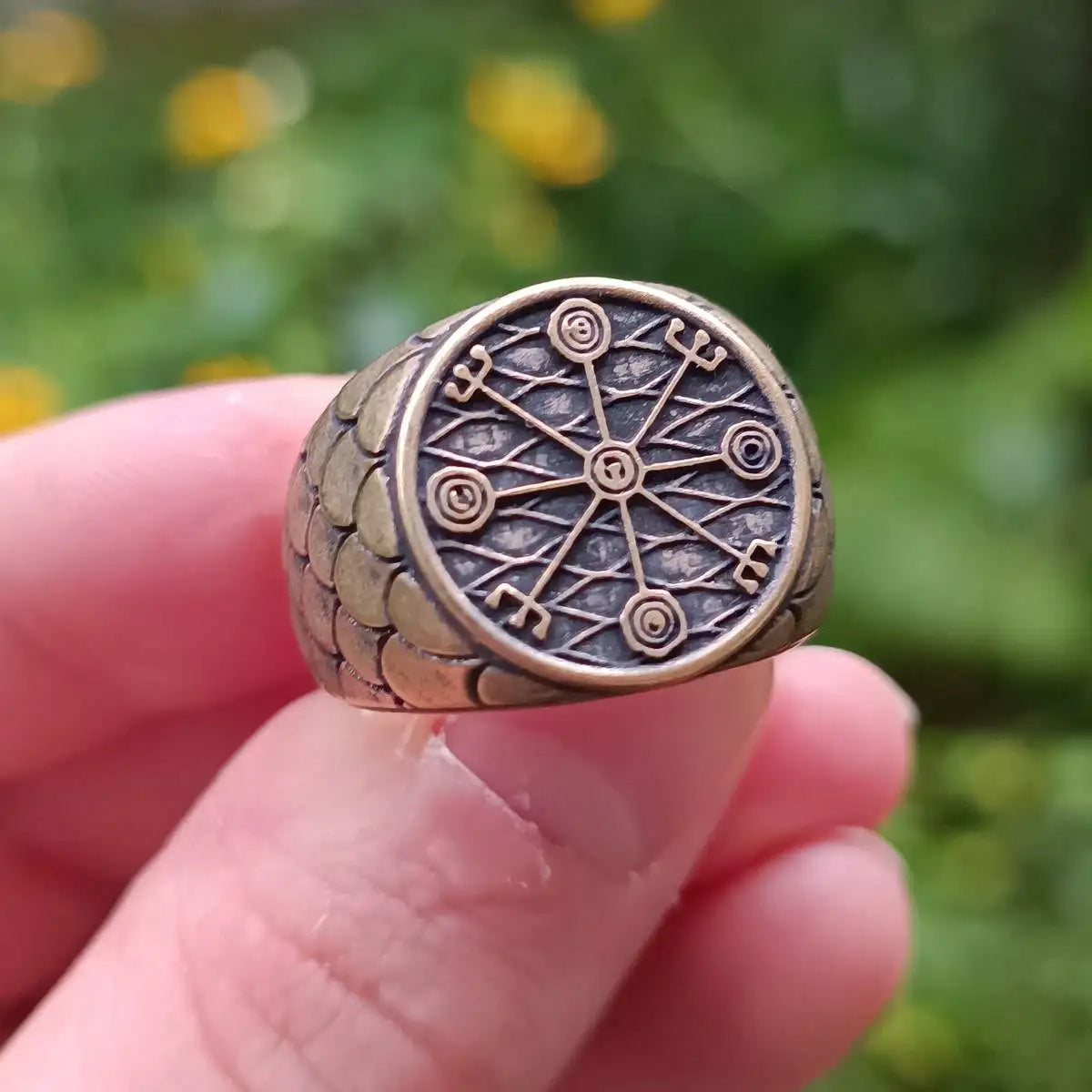 Veidistafur stave ring