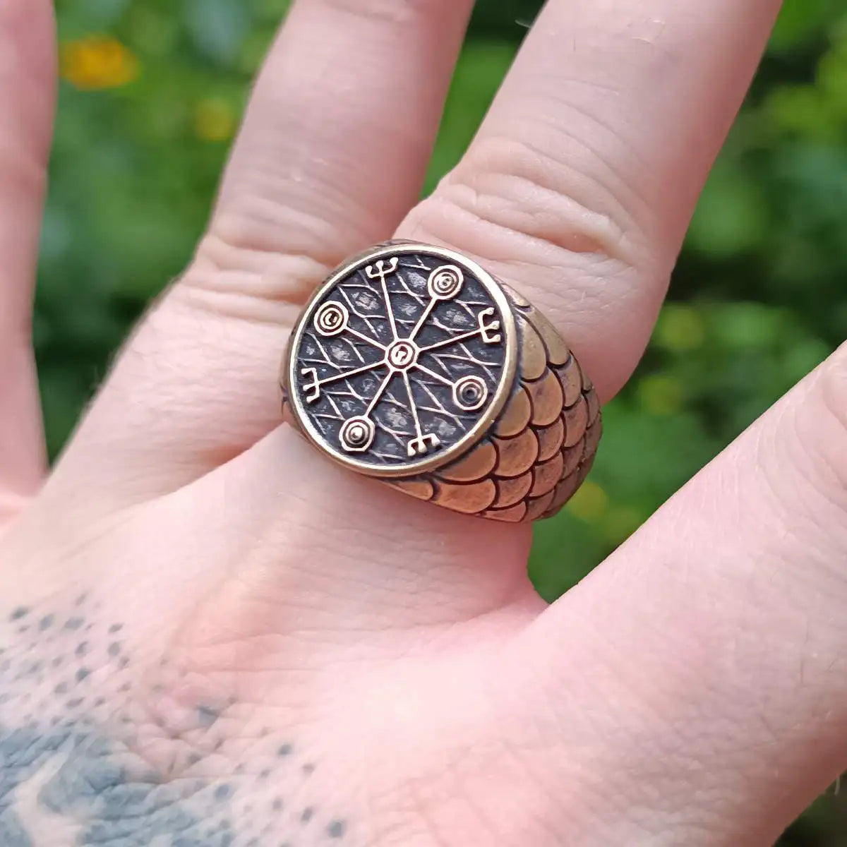 Veidistafur stave ring