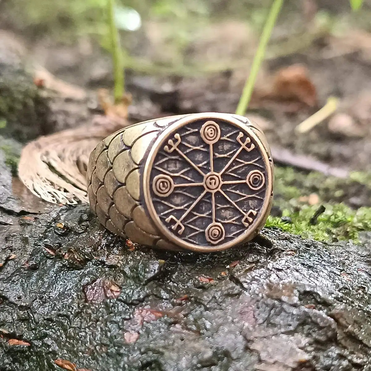 Veidistafur stave ring