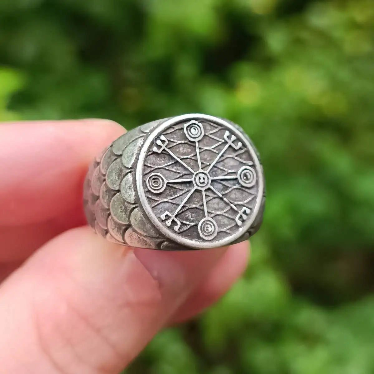 Veidistafur stave ring