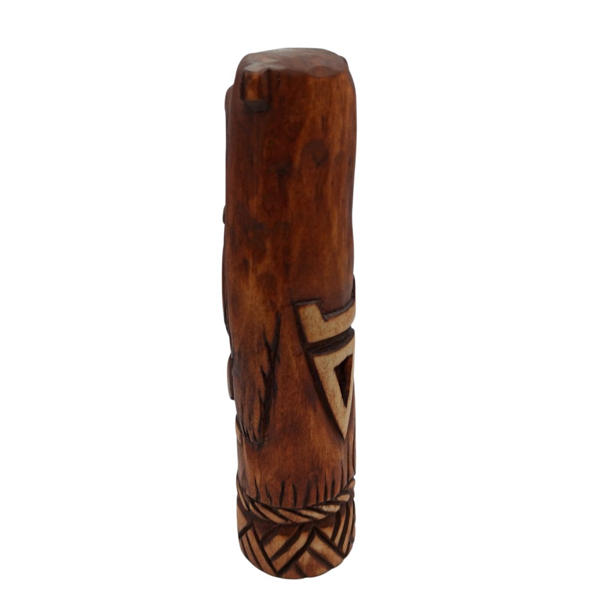 Veles Slavic god wooden statue