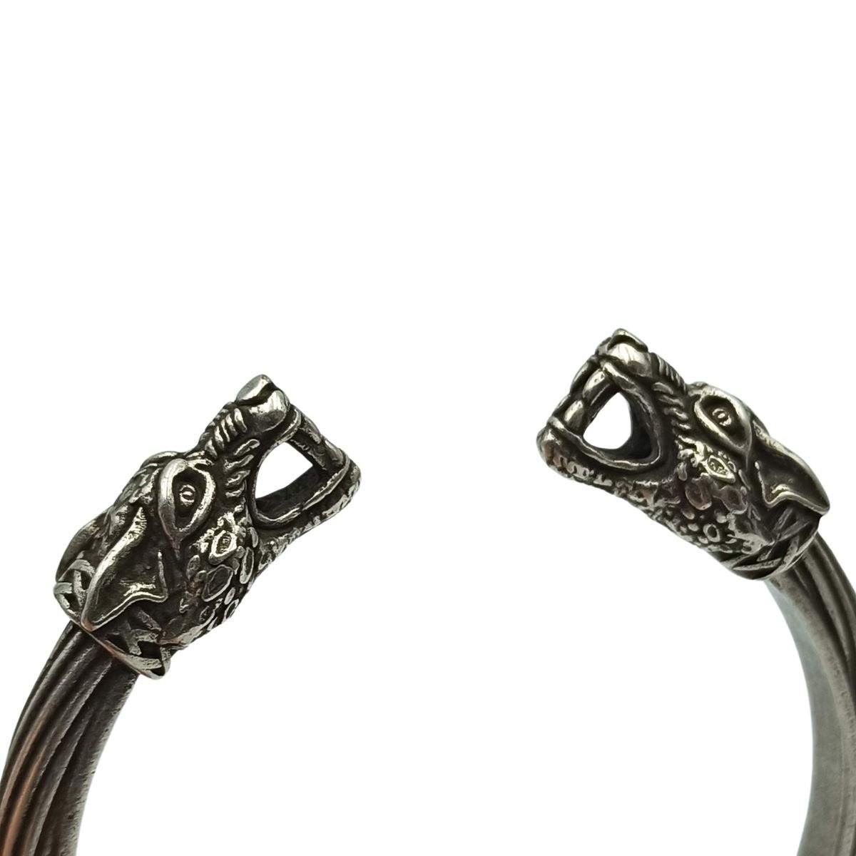 Wolf arm ring Viking bracelet