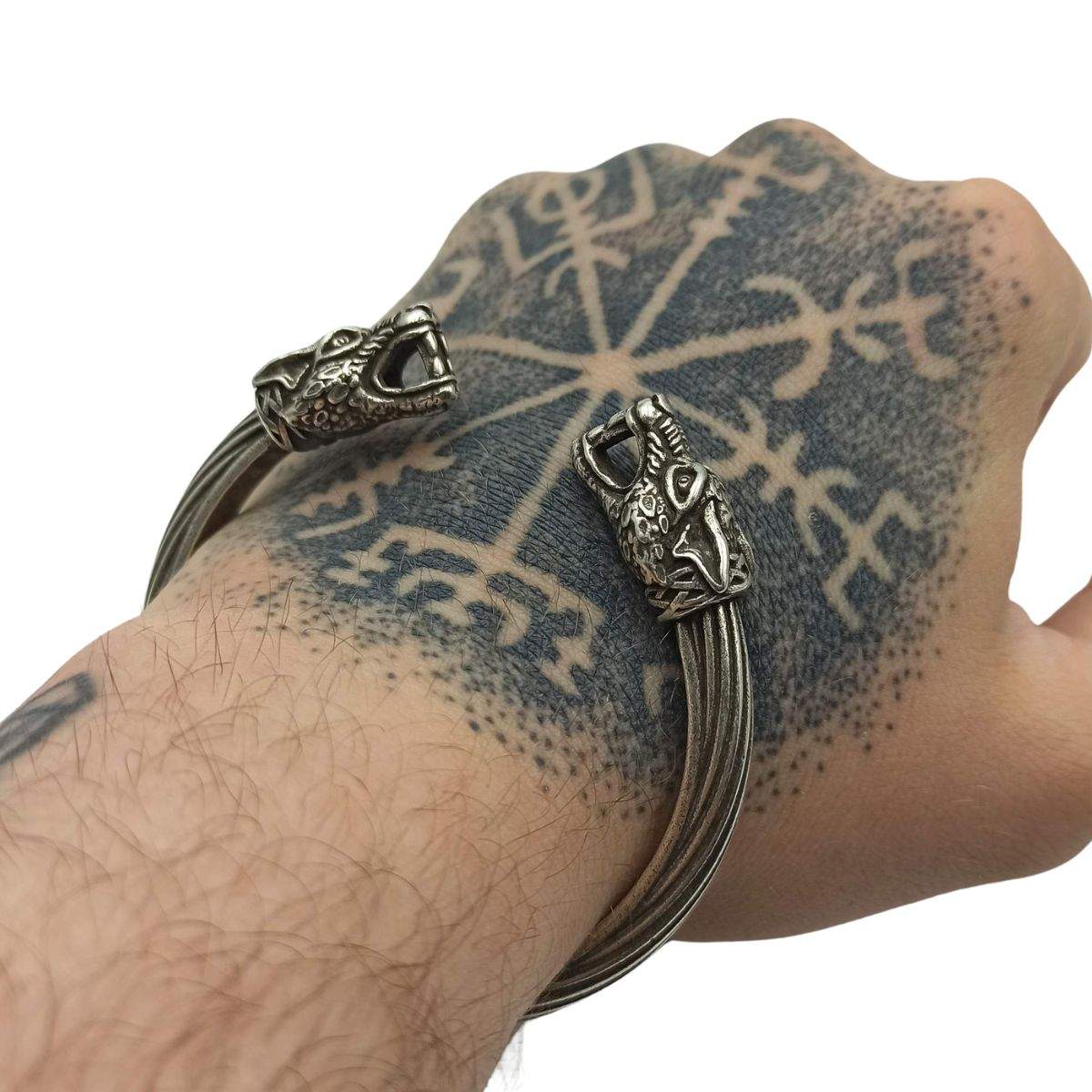 Wolf arm ring Viking bracelet