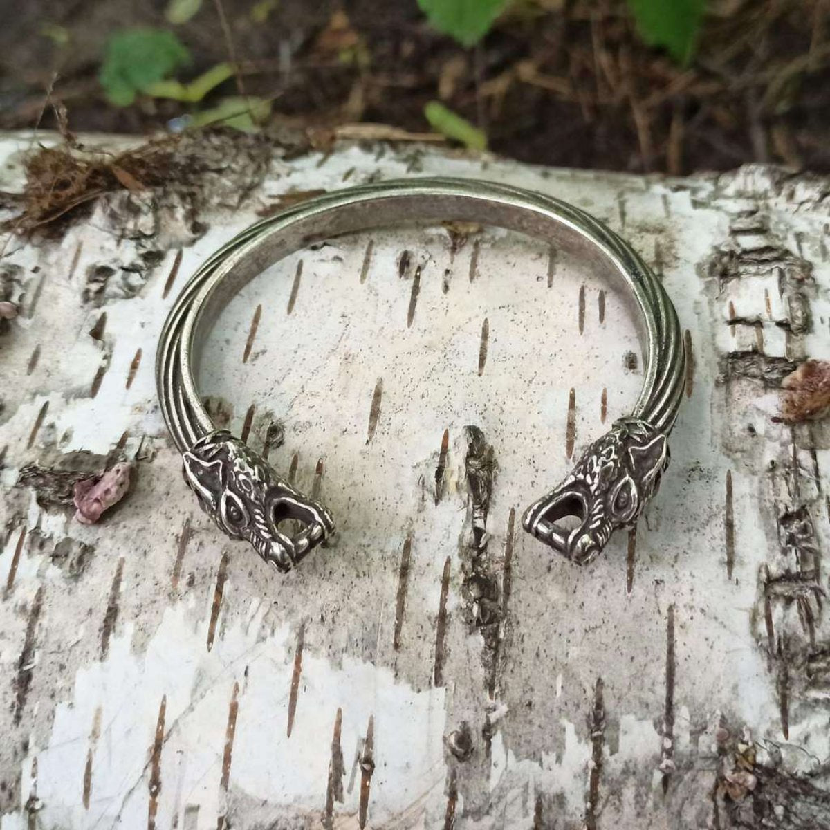 Wolf arm ring Viking bracelet