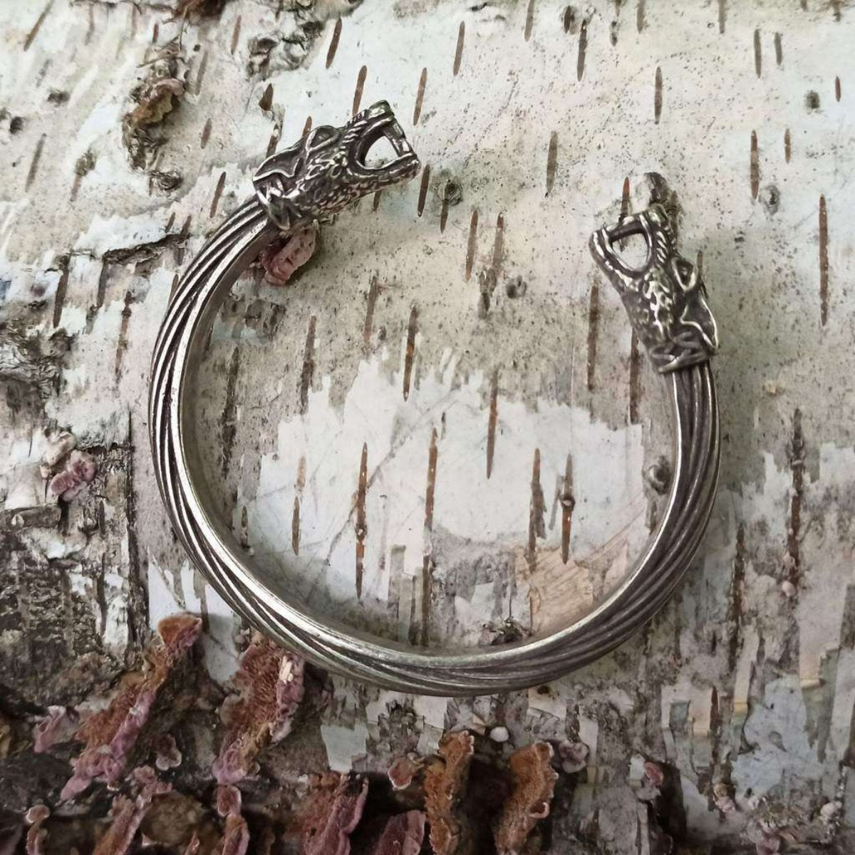 Wolf arm ring Viking bracelet