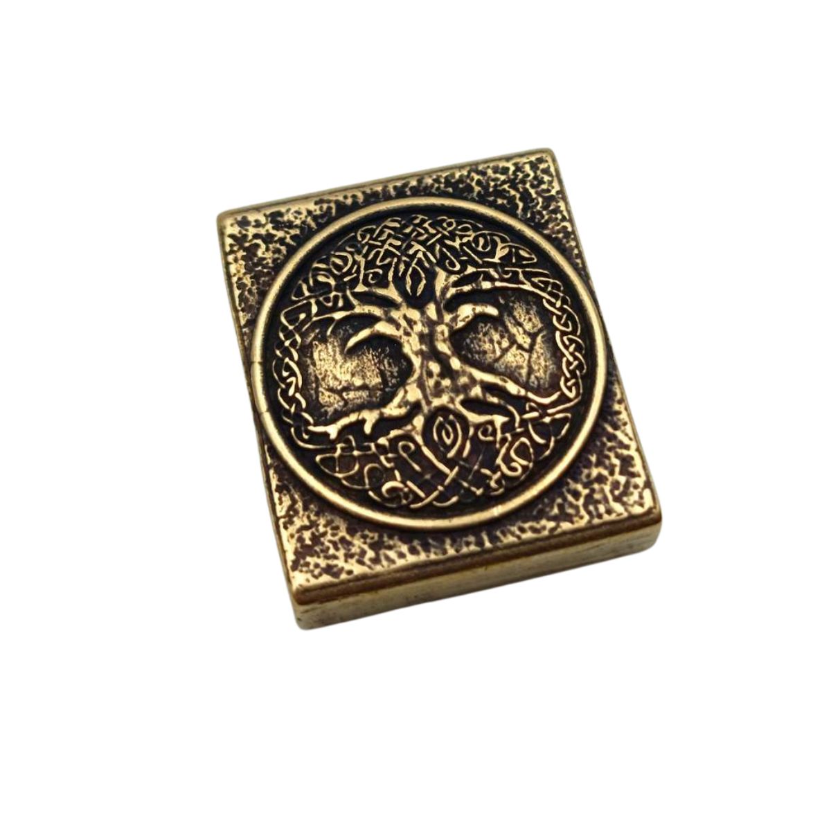 Yggdrasil tree molle clip Bronze with patina