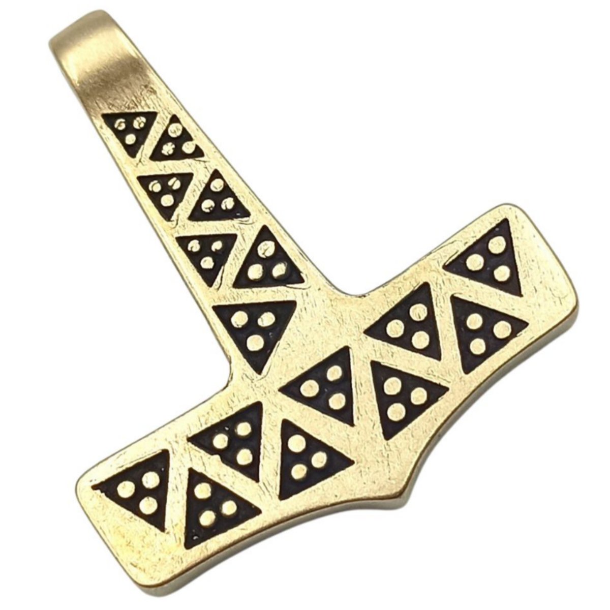 Danish Mjolnir replica pendant Bronze