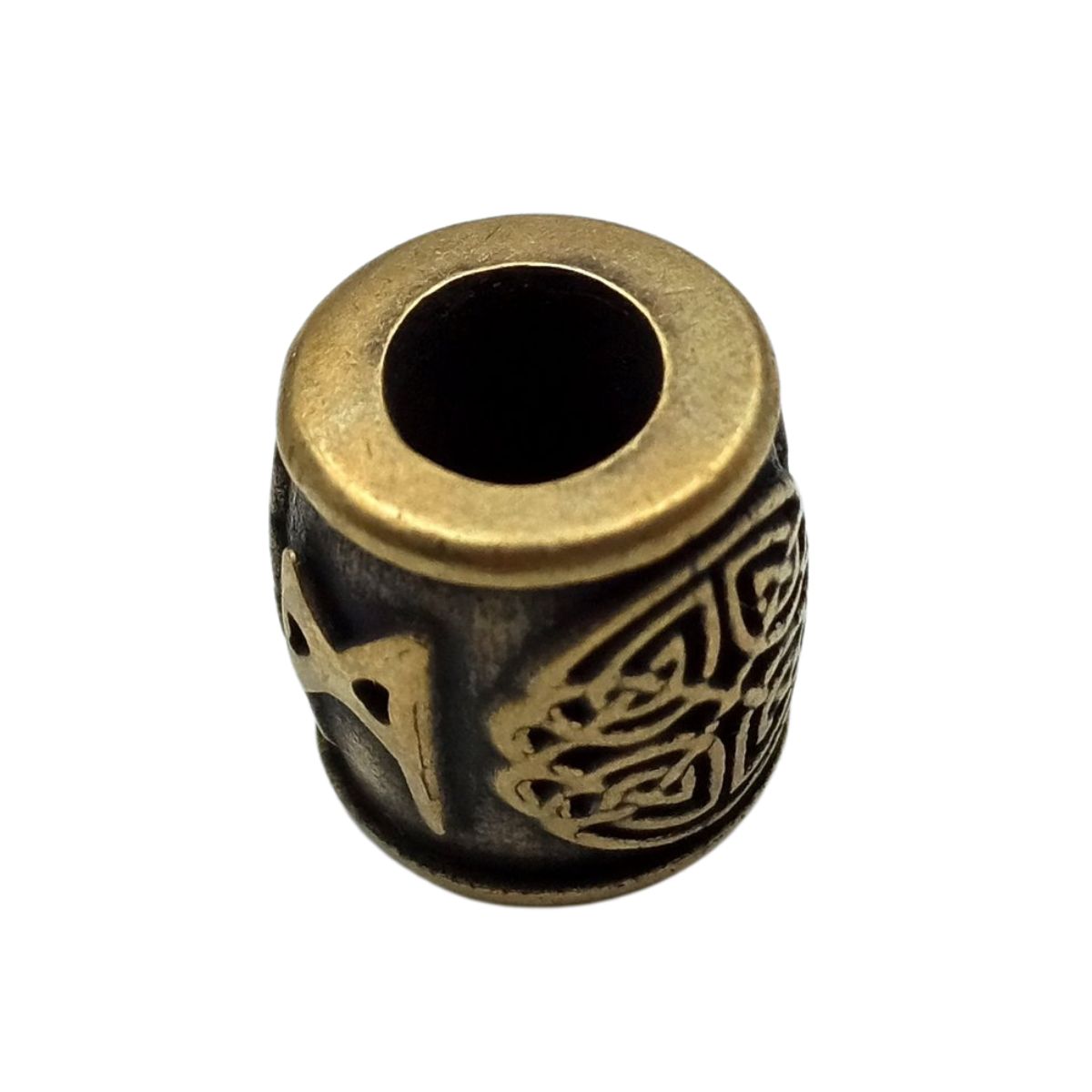 Mannaz rune bead