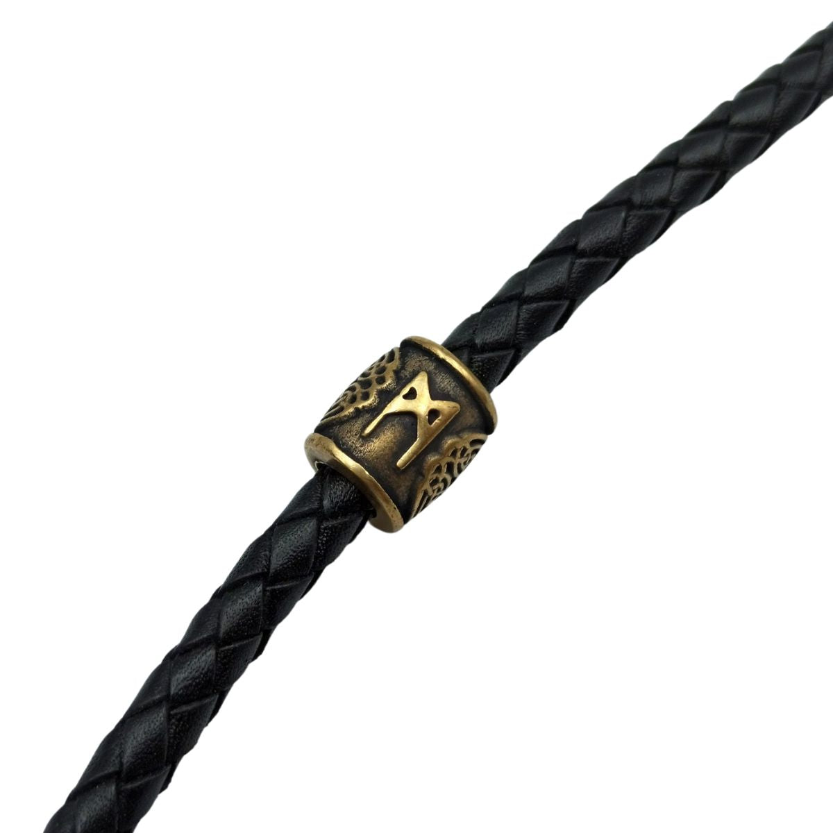 Mannaz rune bead