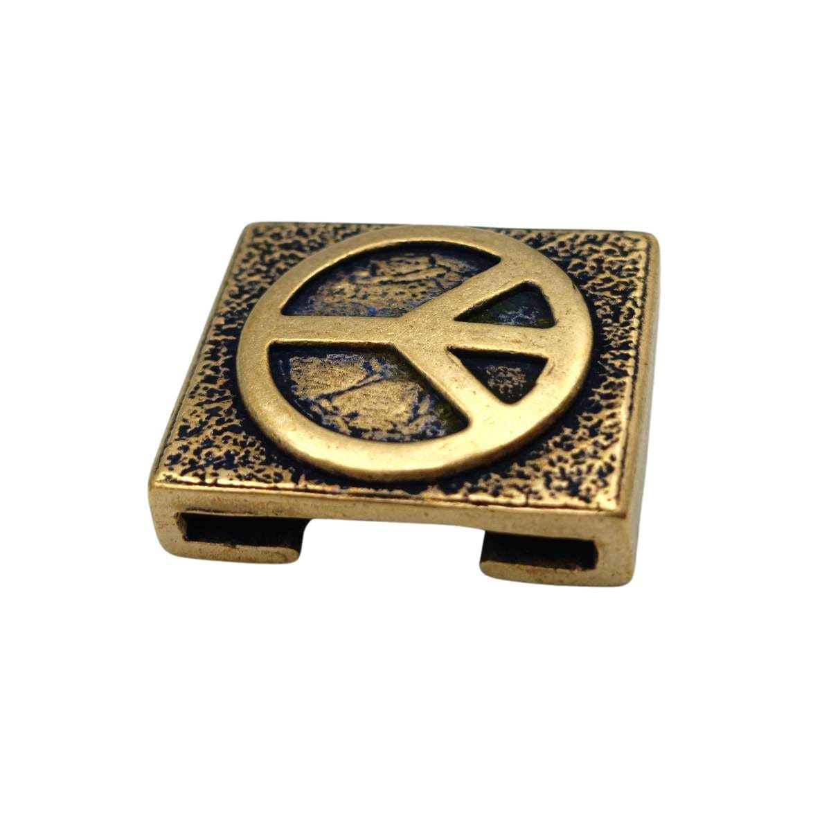 Peace symbol molle clip