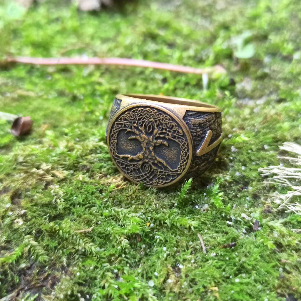 Yggdrasil tree of life ring