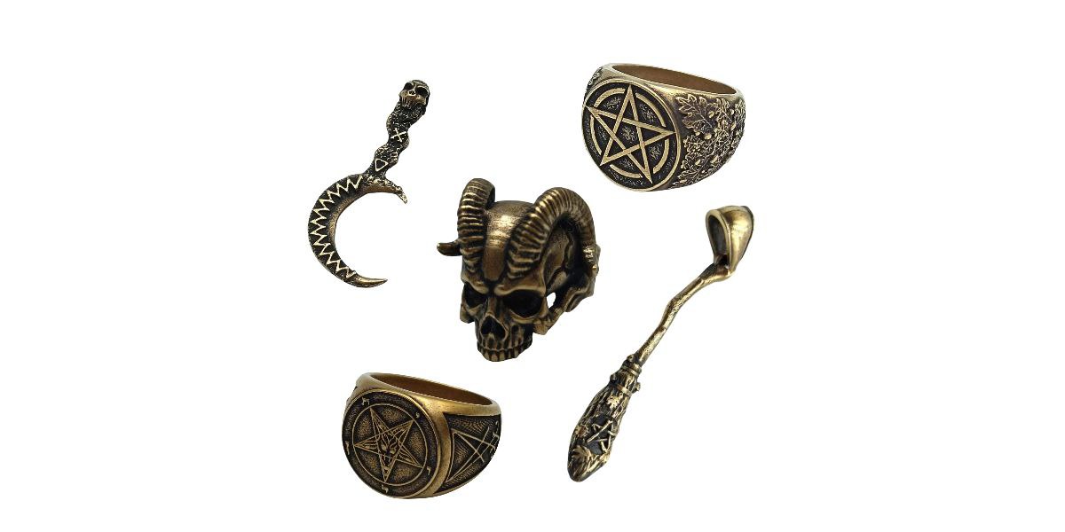 Occult and mystic jewelry theme
