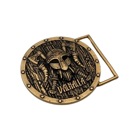 Viking Warrior belt buckle from bronze   