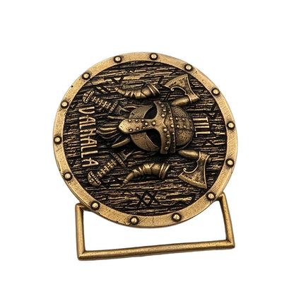 Viking Warrior belt buckle from bronze   