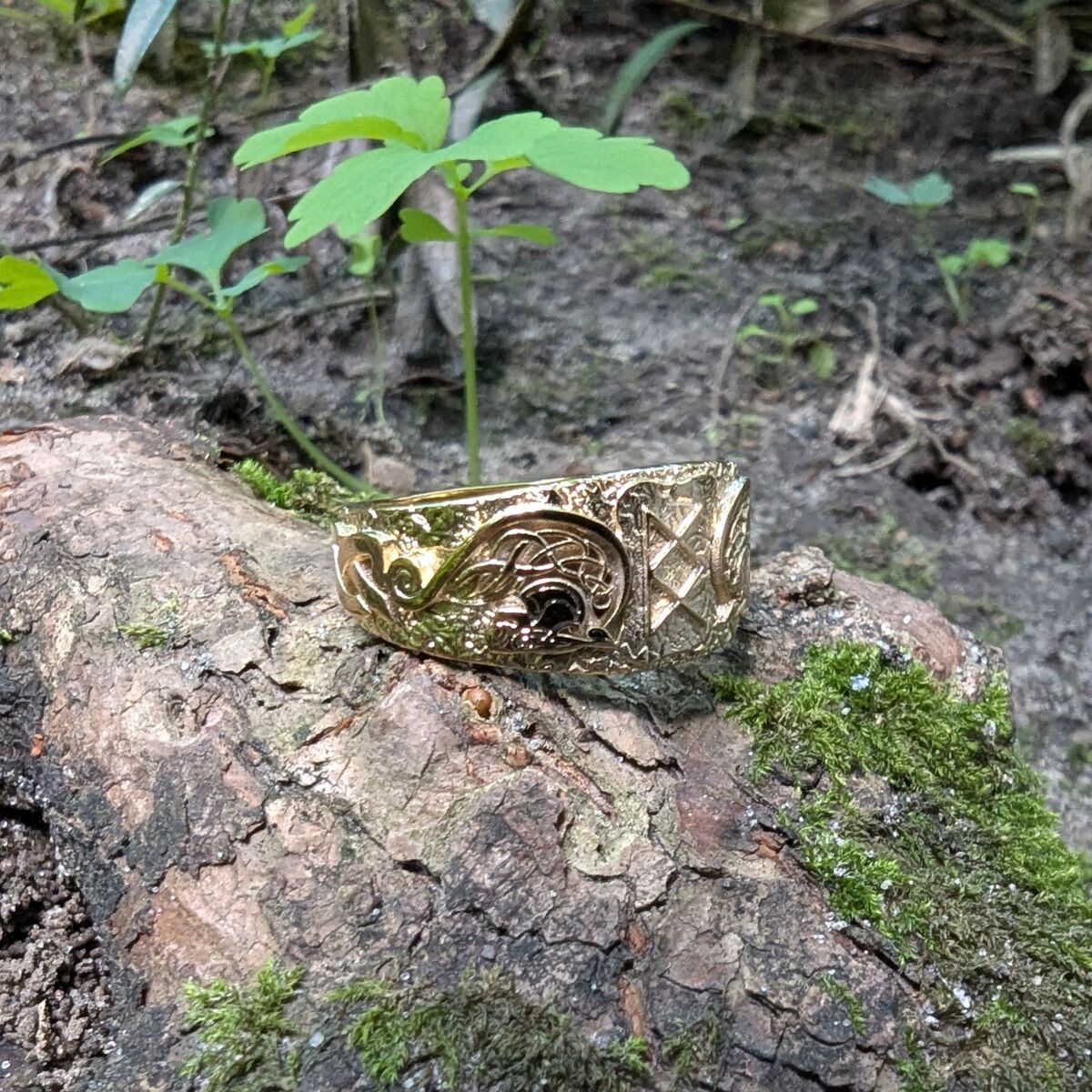 Goddess Freya bronze ring