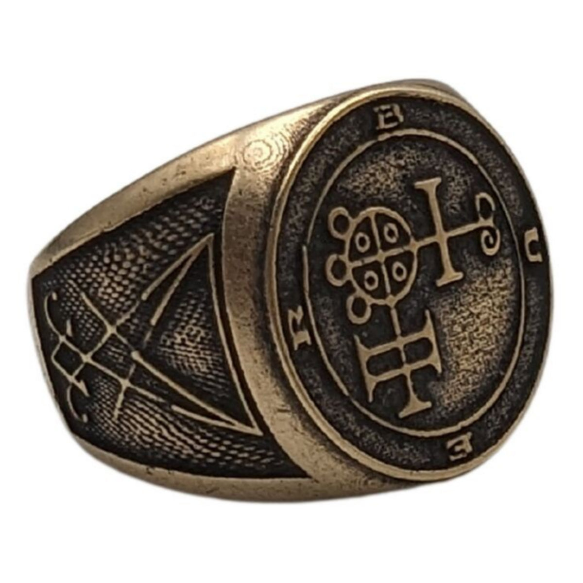 Buer sigil ring from bronze