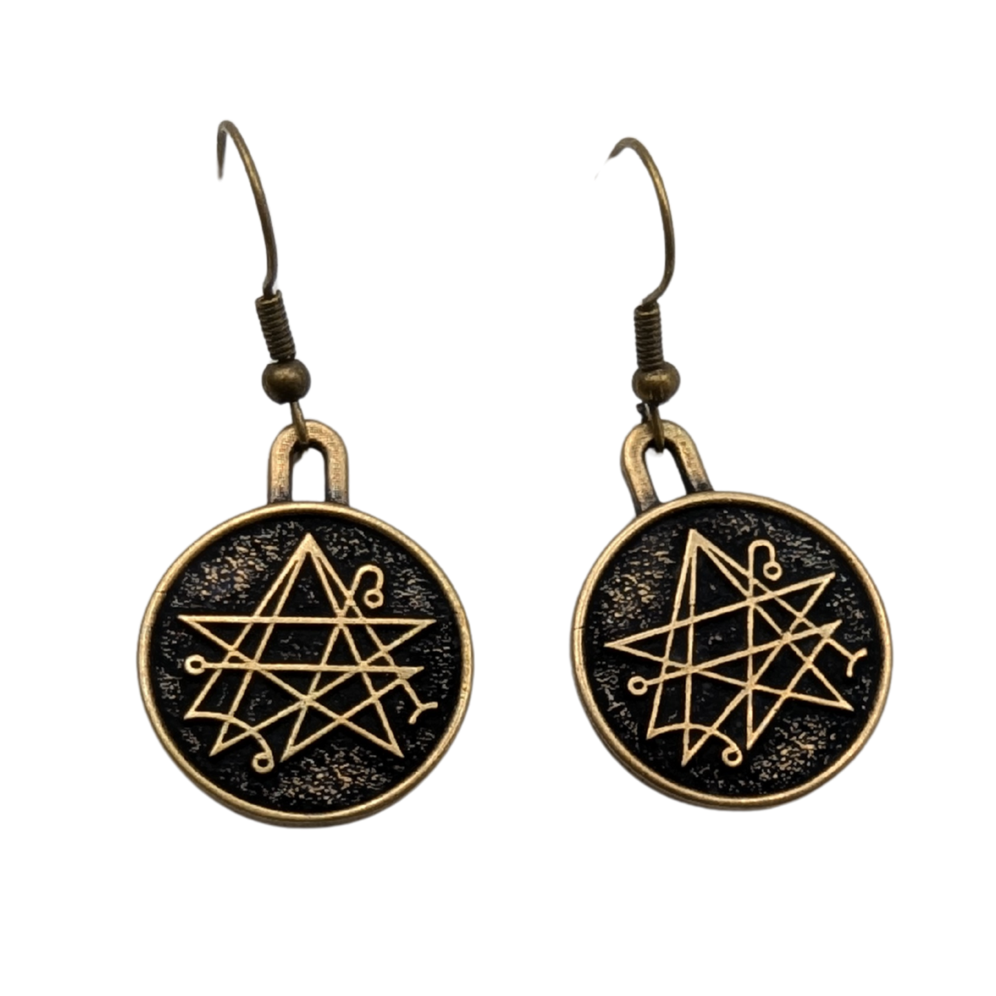 Necronomicon earrings