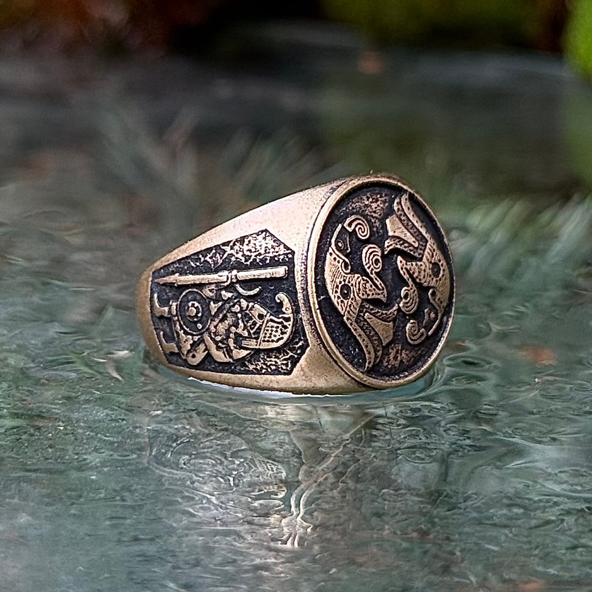 Norse ravens ring