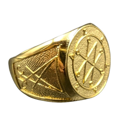 Azazel sigil demon bronze ring