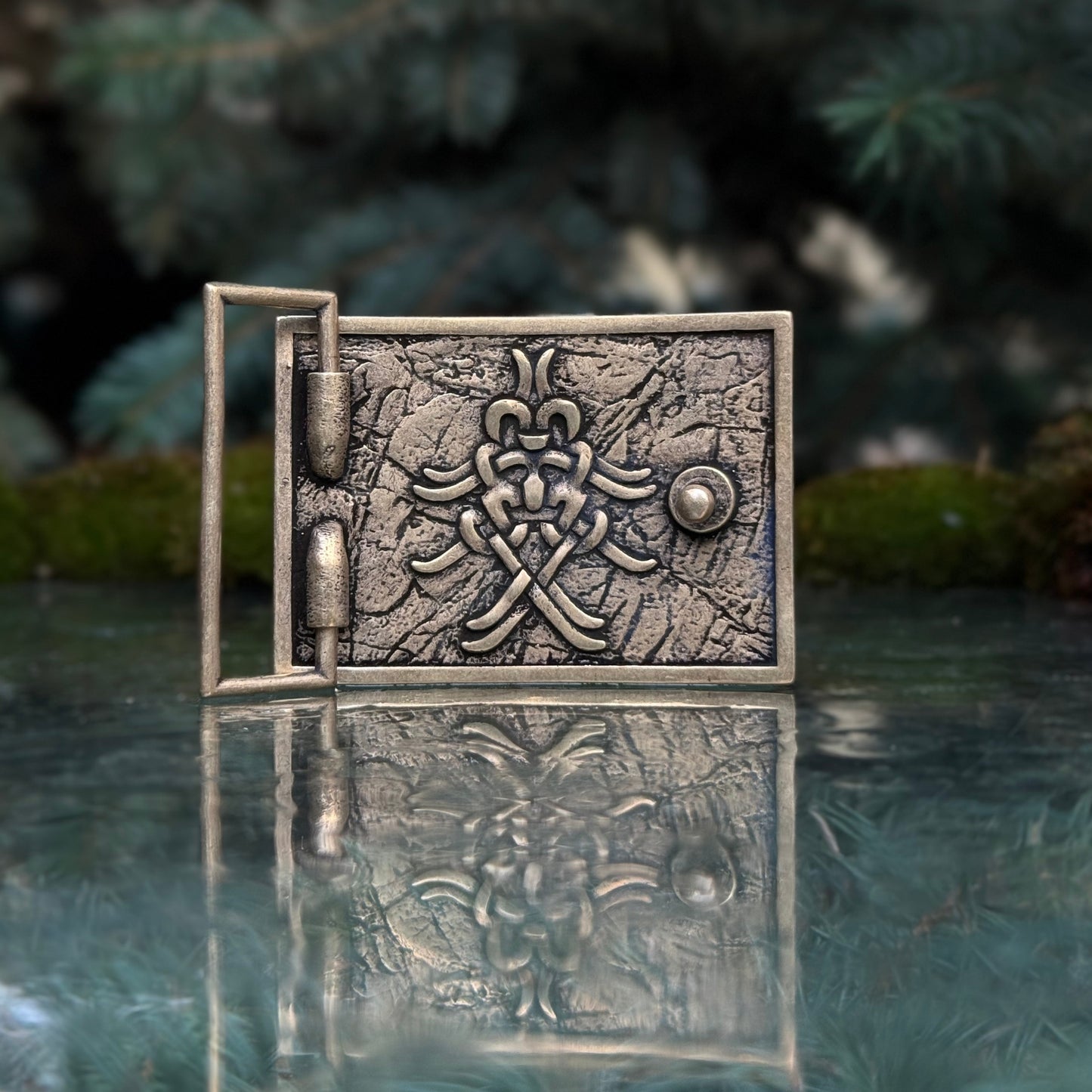 Horseman from Vendel belt buckle