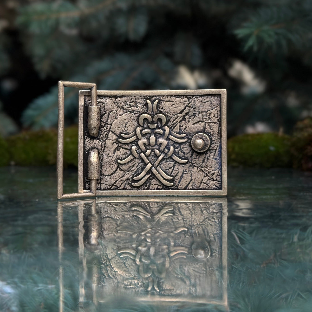 Horseman from Vendel belt buckle