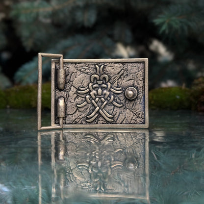 Horseman from Vendel belt buckle