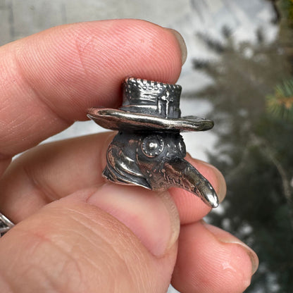 Plague doctor paracord bead