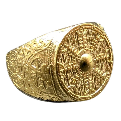 Helm of awe ring from bronze