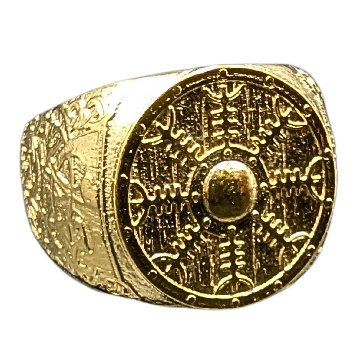 Helm of awe ring from bronze