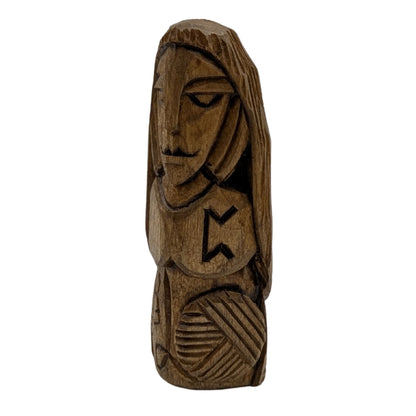 Frigg Wooden Figurine