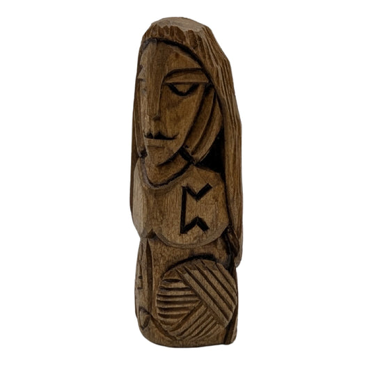 Frigg Wooden Figurine