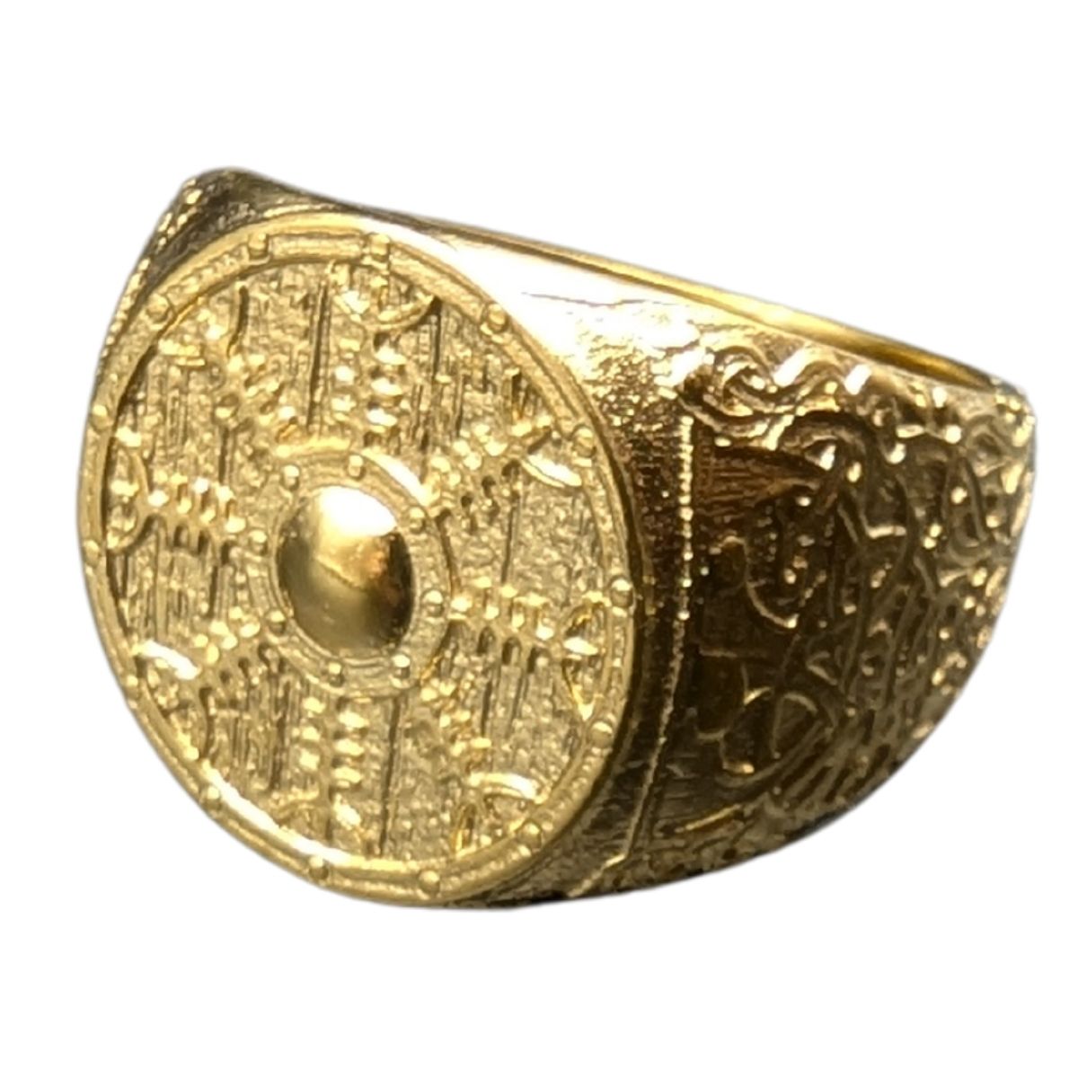 Helm of awe ring from bronze