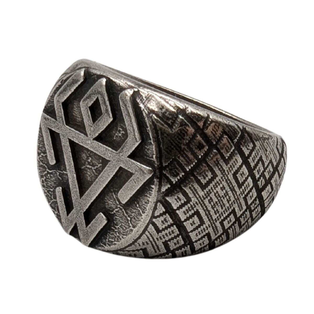Chernobog Ring – Slavic God of Darkness and Fate – Ancient Mythology Talisman.