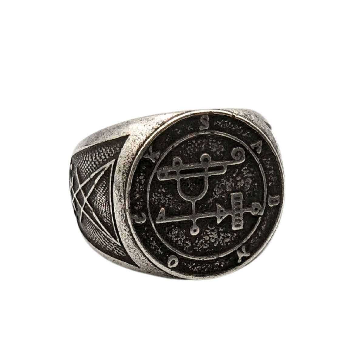 Sabnock sigil ring from bronze   
