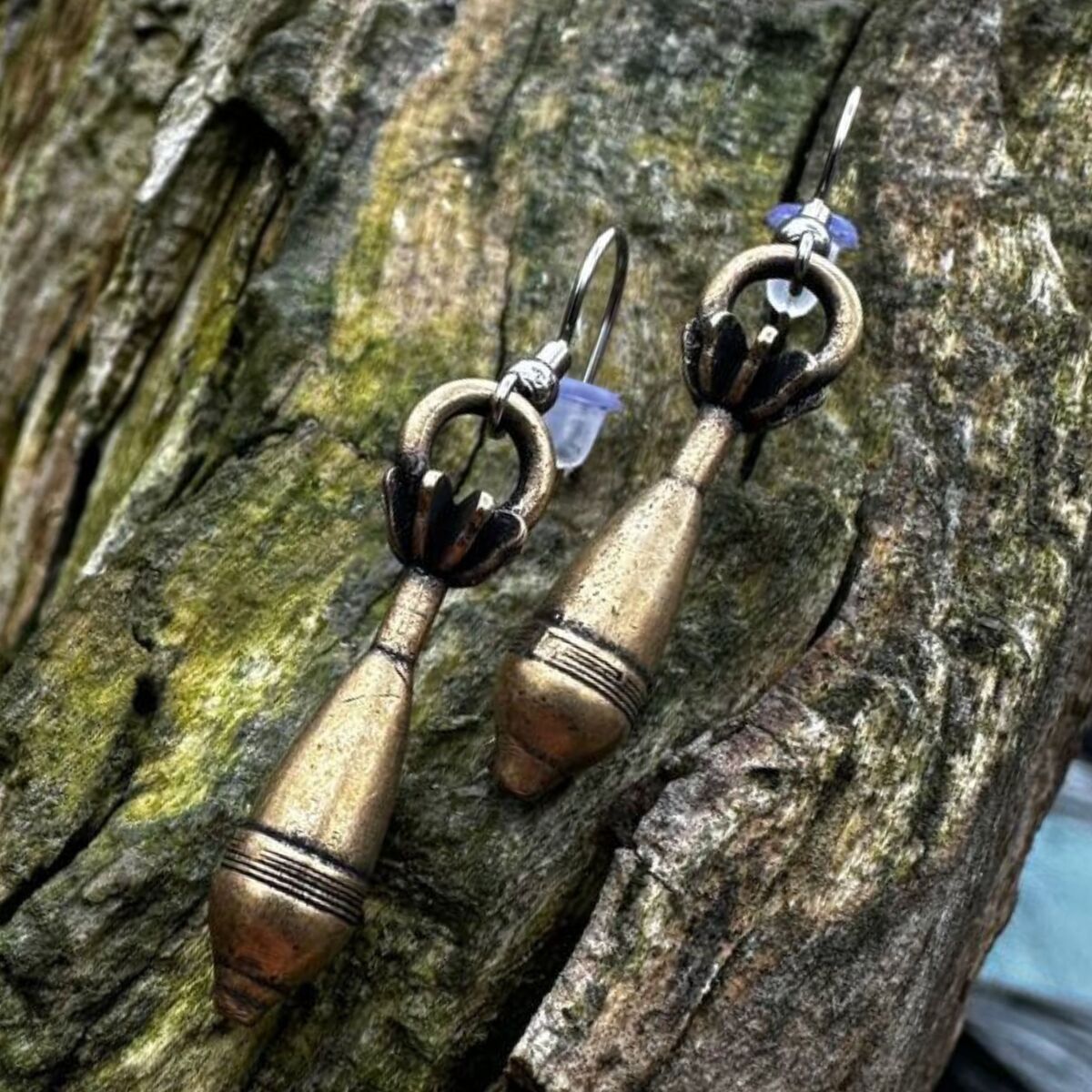 Mine bronze earrings