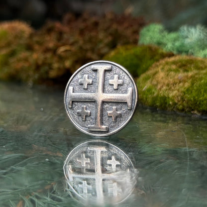 Jerusalem Cross Paracord Bead