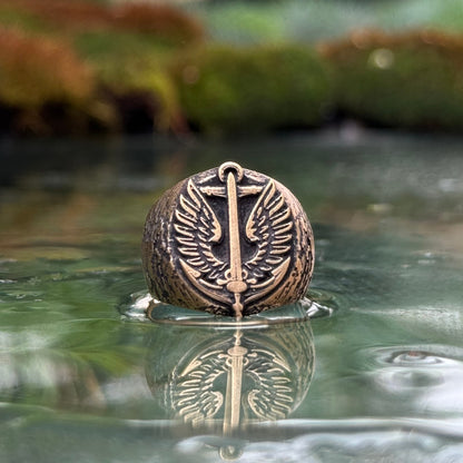 Ukrainian marines signet ring