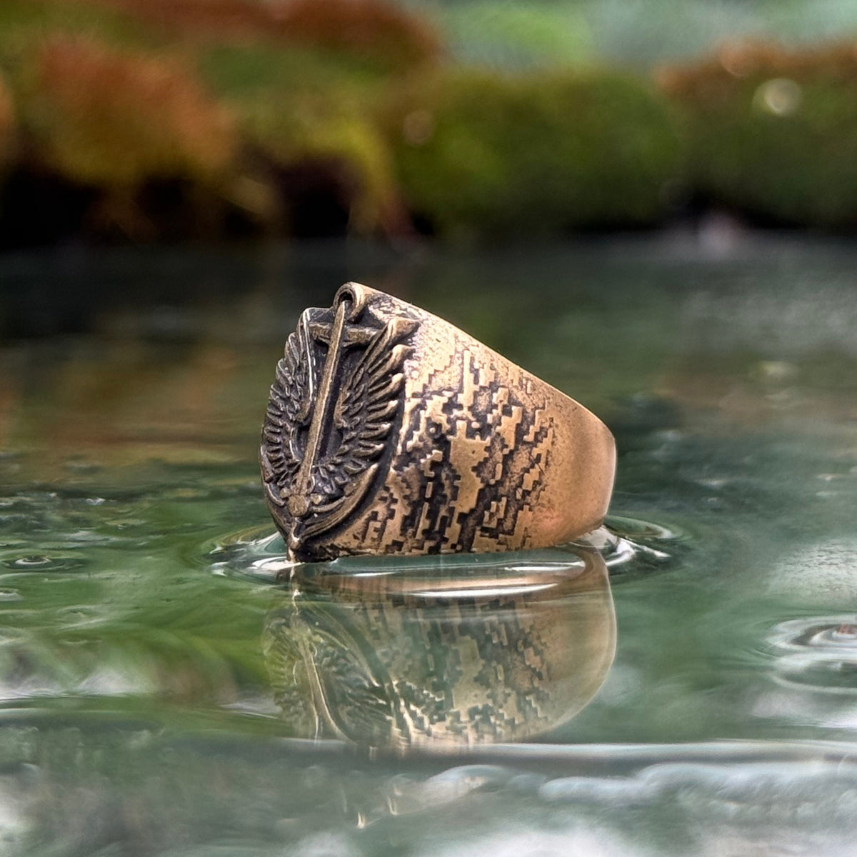 Ukrainian marines signet ring