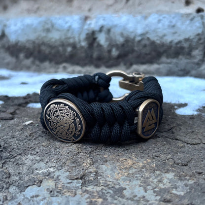 Sigurd and Fafnir Paracord Bracelet