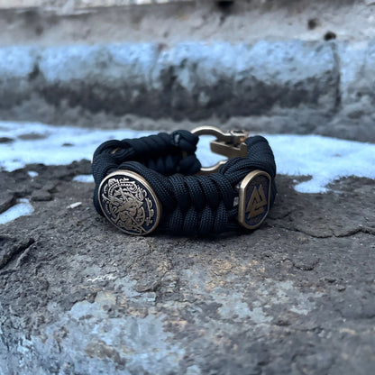 Sigurd and Fafnir Paracord Bracelet