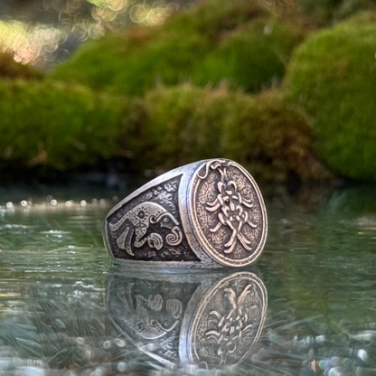 Mask of Odin Signet ring