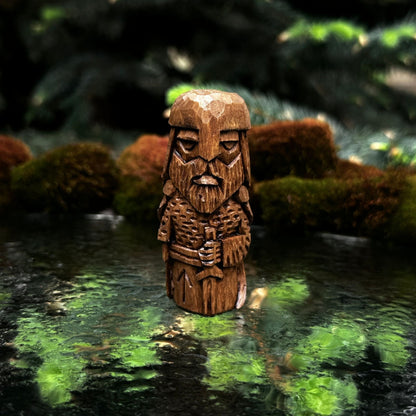 Tyr Wooden Figurine