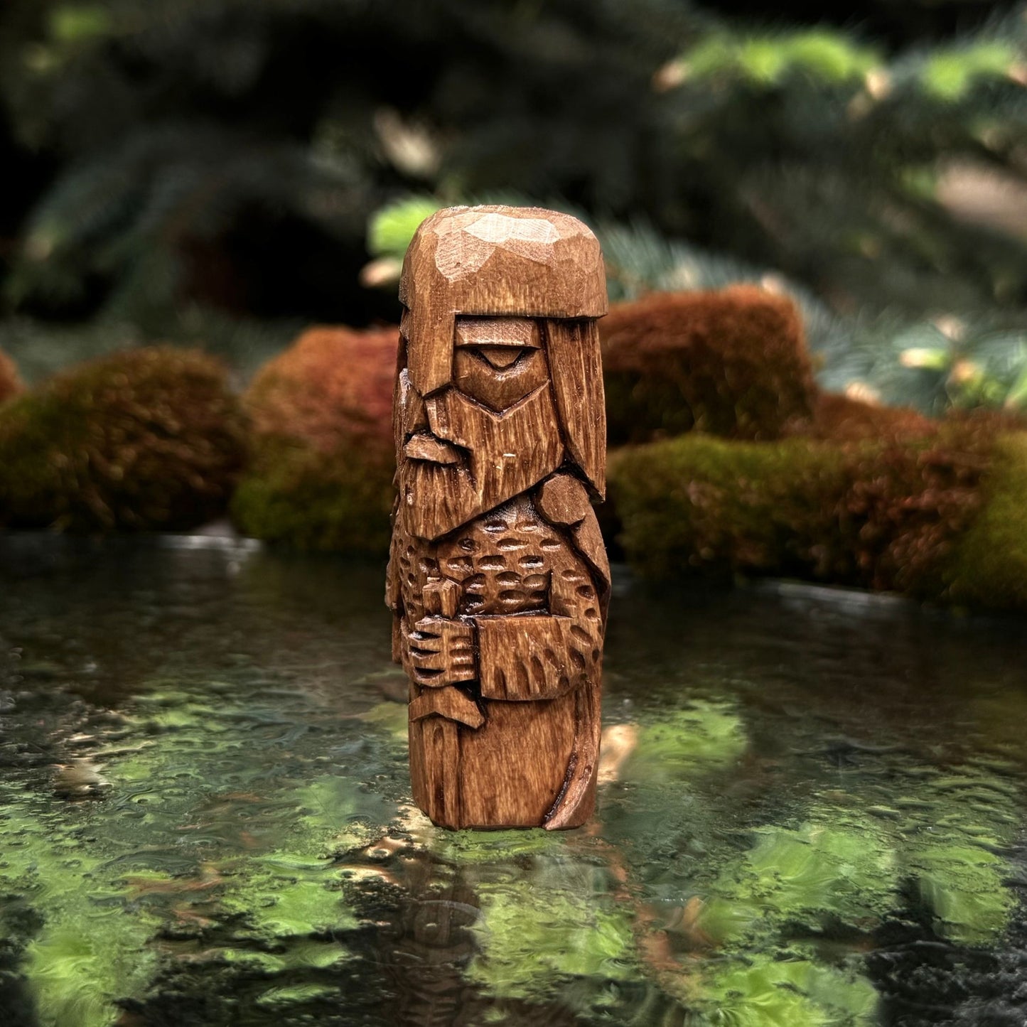 Tyr Wooden Figurine