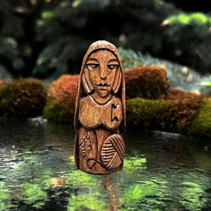 Frigg Wooden Figurine