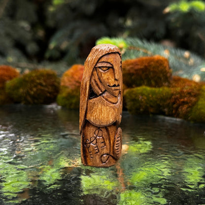 Frigg Wooden Figurine