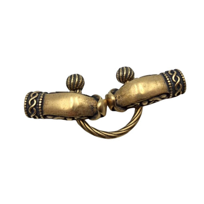 Viking Dragon bronze necklace clasp