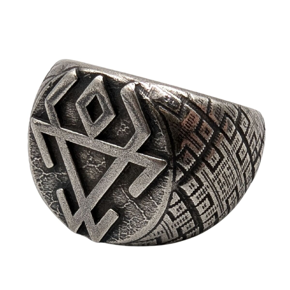 Chernobog Ring – Slavic God of Darkness and Fate – Ancient Mythology Talisman.
