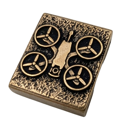 Drone Tactical MOLLE Clip Bronze with patina